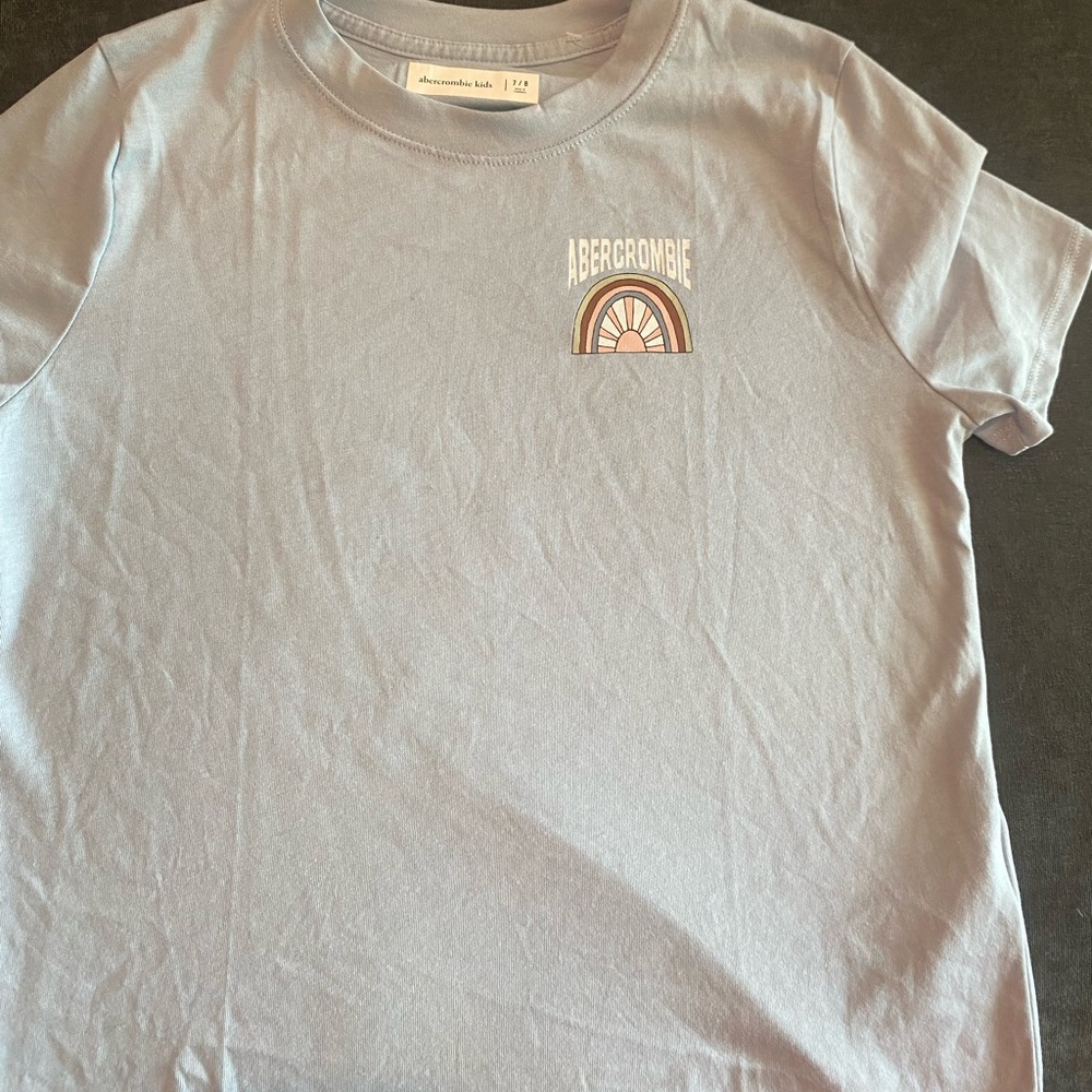Girls Abercrombie 7/8 Graphic Tee